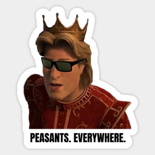 PRINCE CHARMING from SHREK Sticker